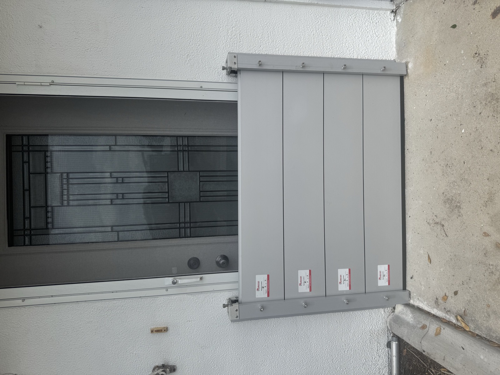 Accordion hurricane shutters Cat 5 Protection SWFL