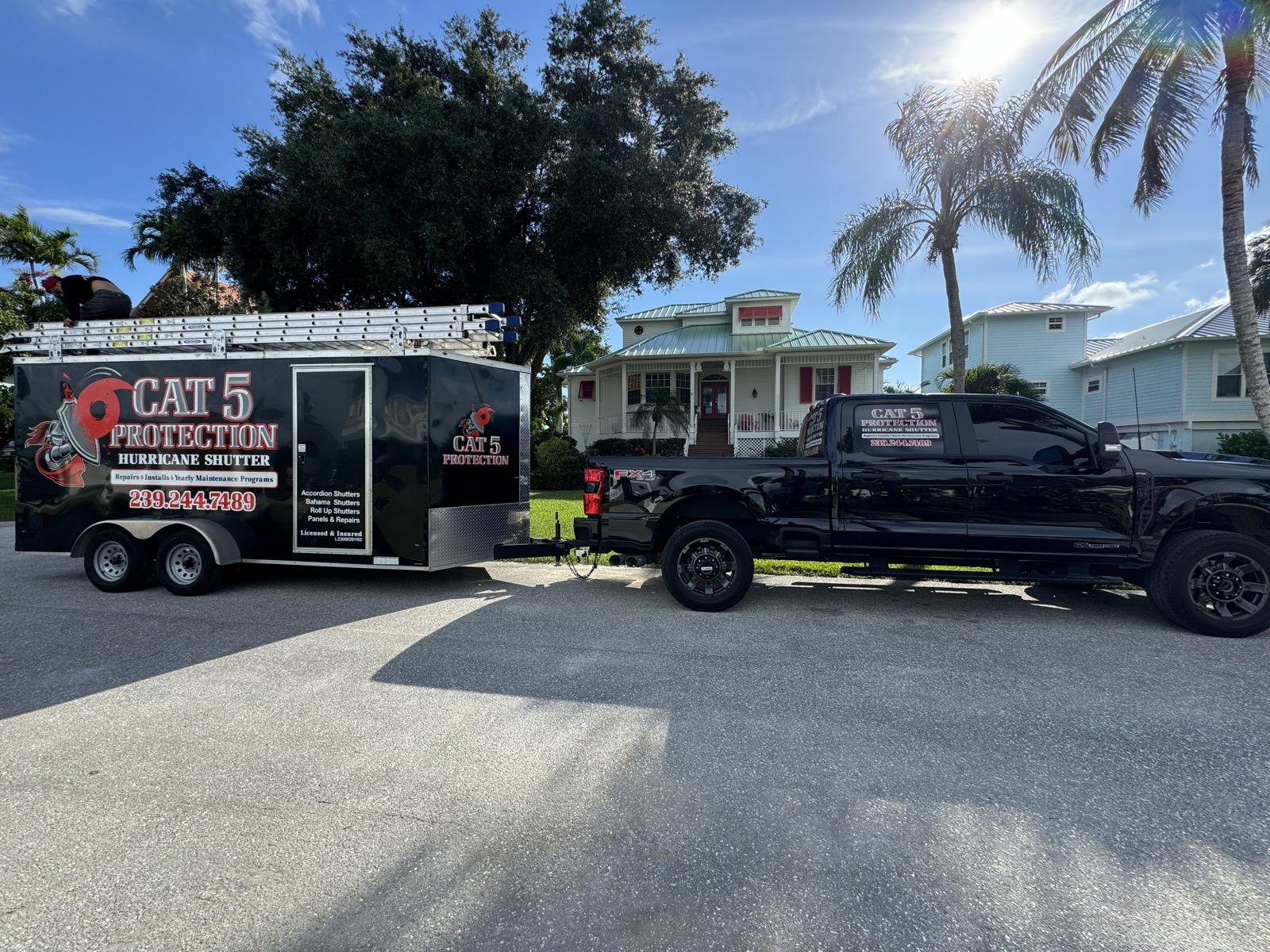 Hurricane shutter installation Cat 5 Protection SWFL