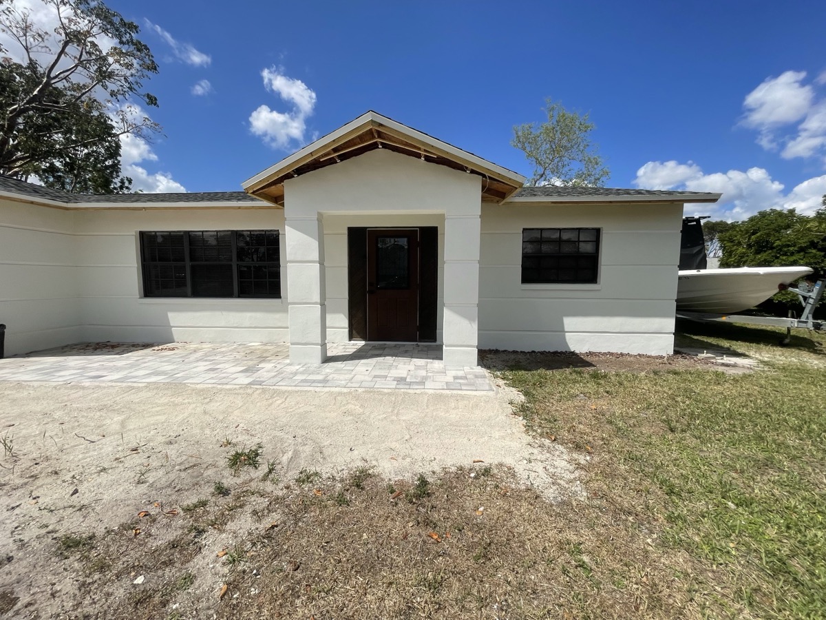 Home before hurricane protection installation SWFL