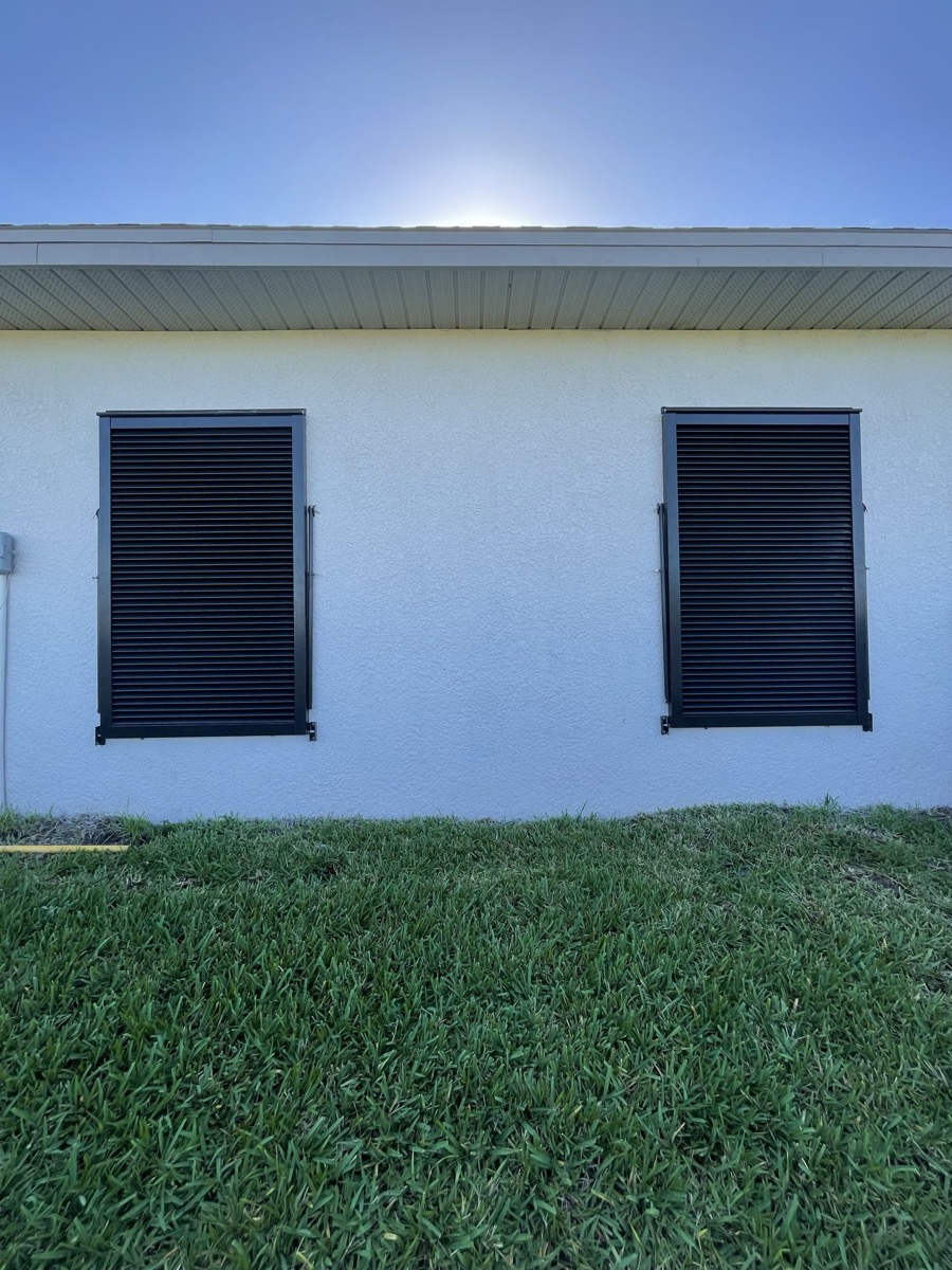 Hurricane shutters installed on home SWFL