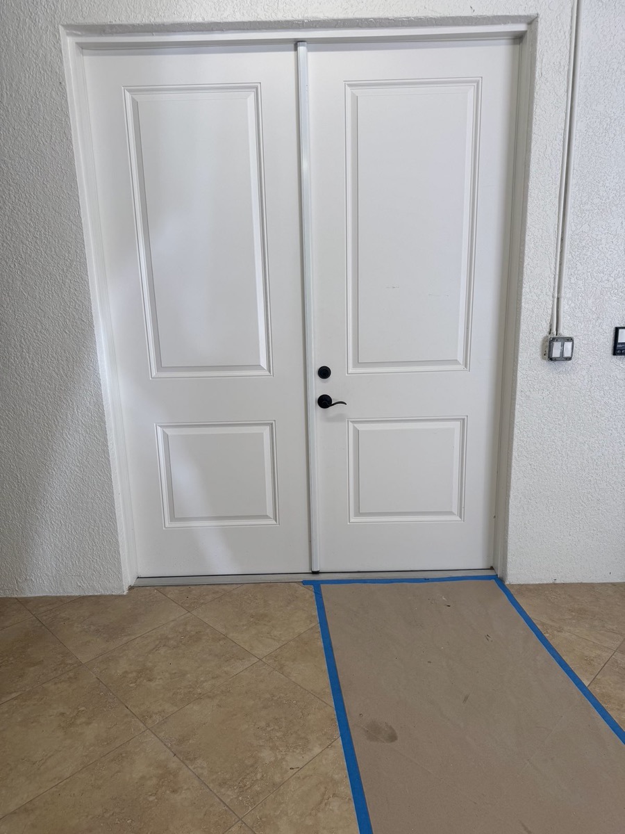 Impact double door installation SWFL