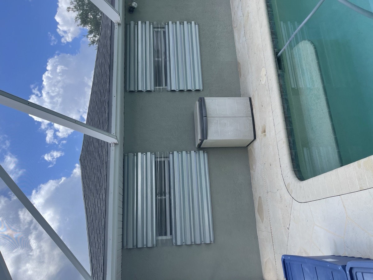 Panel shutter installation Cat 5 Protection SWFL