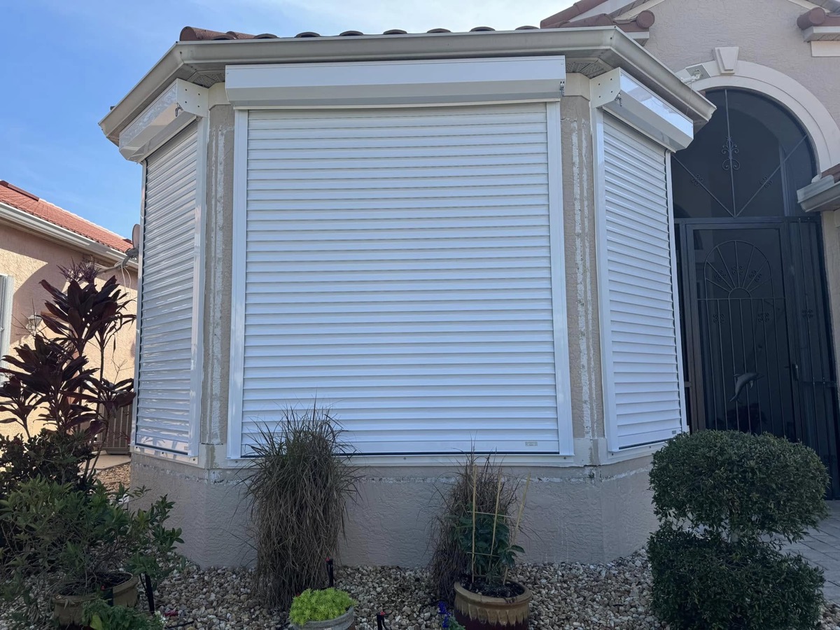 Roll-down hurricane shutters SWFL