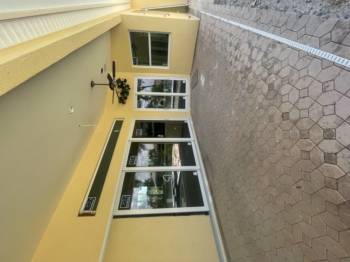 Impact sliding glass door